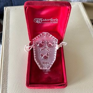 1986 Waterford Crystal Ornament